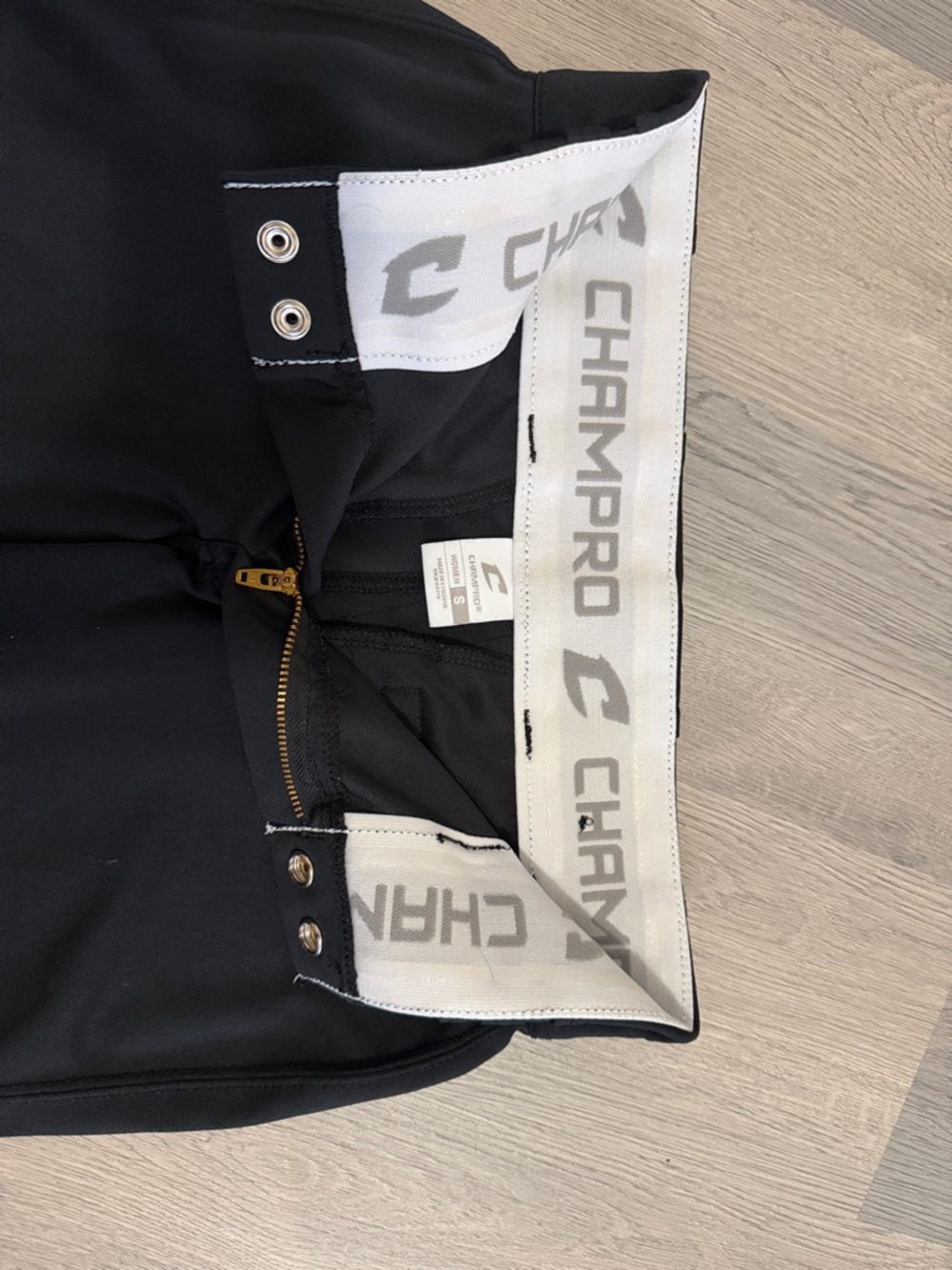 Women”s Champro Softball Pants- Black - Picture 2 of 4